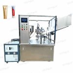 Automatický tesniaci stroj na plnenie tuby krémového mlieka s chladičom vody