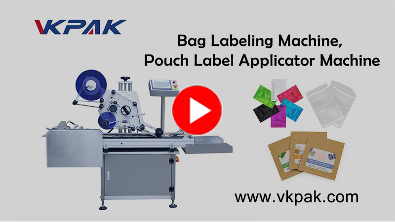 Stroj na označovanie vreciek, stroj na nanášanie etikiet vrecúšok