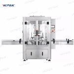 Automatické sklenené nádoby na kokosový olej s 2 hlavami, pneumatická plniaca linka