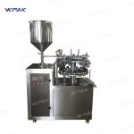 Poloautomatické plniace tesniace stroje na skladacie hliníkové kovové rúrky