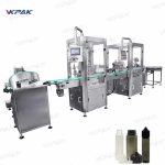 E-Liquid E cigaretový olej plniaci uzáver uzáveru Etiketovací stroj