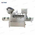 Vákuový uzatvárací stroj na vytáčanie sklenených pohárov Zariadenie na uzatváranie parou