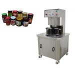 Poloautomatický vákuový stroj na uzatváranie pohárov na uzatváranie kovových uzáverov