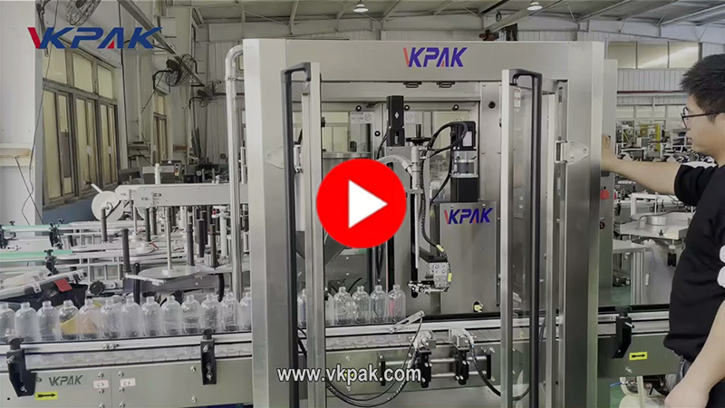 Jednohlavá plniaca linka na omáčku, šampón