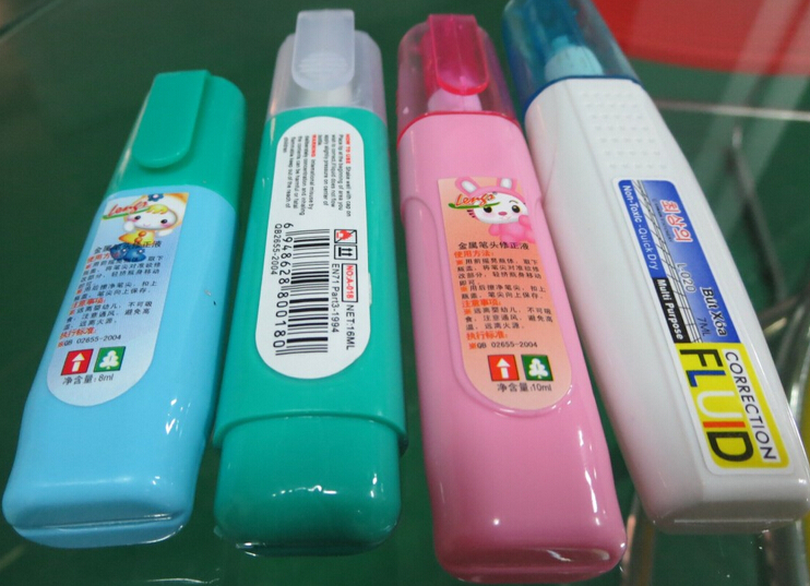 Vrecká s hubicou Poloautomatický stroj na označovanie plastových vrecúšok na plochý povrch