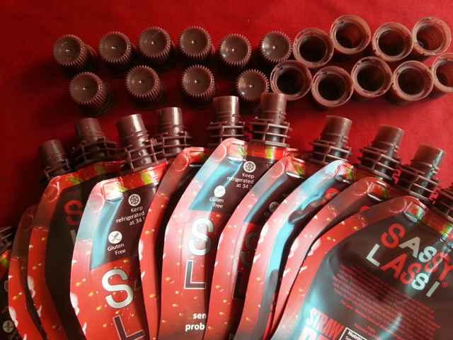 senzačná ochutnávka prírodného probiotického jahodového jogurtu