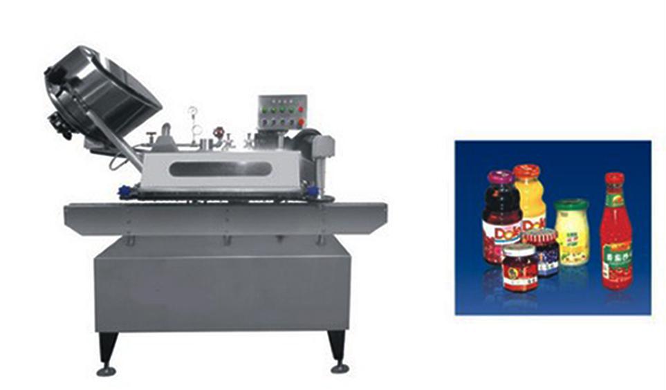 Button-controlled system glass Jar twist off Steam Capper equipment vacuum capping machine for sauce tlačidlom ovládaný vákuový uzatvárací stroj twist off.jpg