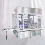 Inline piestový stroj na plnenie tekutej pasty z koncentrátu čerešňovej šťavy