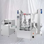 Tekutý stroj na plnenie uzáverov malých fliaš s Unscrambler