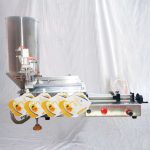 Poloautomatické pneumatické vrecko na plnenie vreciek