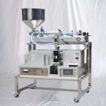 Poloautomatický stroj na plnenie rúrok s ultrazvukovým tesniacim zariadením